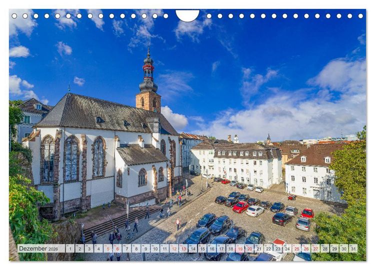 Produktbild: Saarbr&uuml;cken Impressionen (Wandkalender 2026 DIN A4 quer), CALVENDO Monatskalender