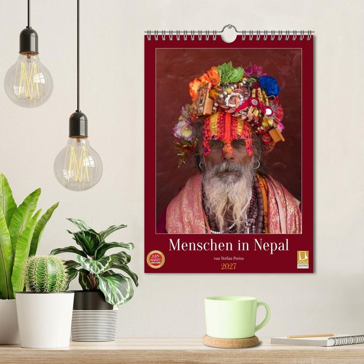 Produktbild: Menschen in Nepal (Wandkalender 2027 DIN A4 hoch), CALVENDO Monatskalender