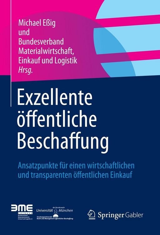 Produktbild: Exzellente &ouml;ffentliche Beschaffung