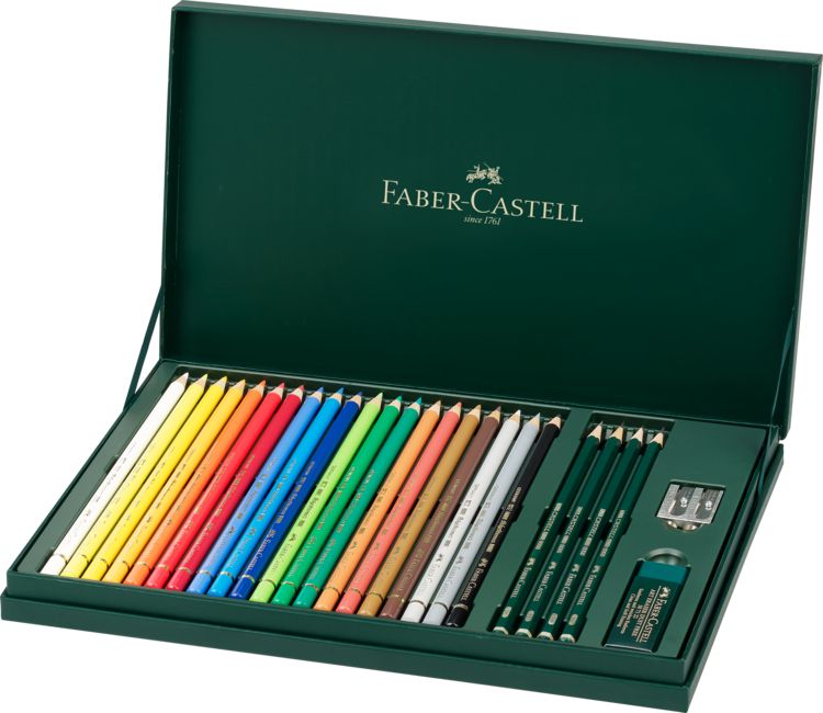 Produktbild: Faber-Castell Geschenkset Polychromos + Zubeh&ouml;r