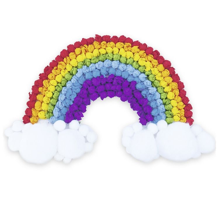 Produktbild: URSUS Kinderbasteln Blanko-Motive Regenbogen, 20 Blatt