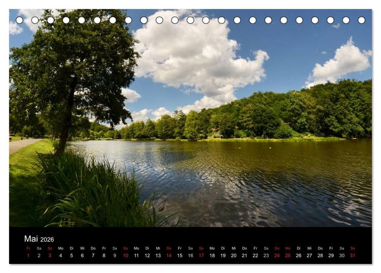 Produktbild: Saarbr&uuml;cken (Tischkalender 2026 DIN A5 quer), CALVENDO Monatskalender