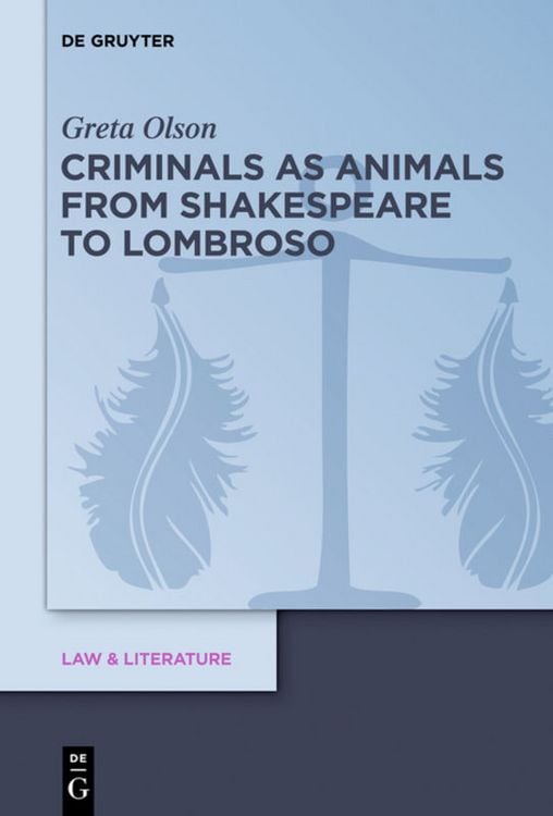 Produktbild: Criminals as Animals from Shakespeare to Lombroso
