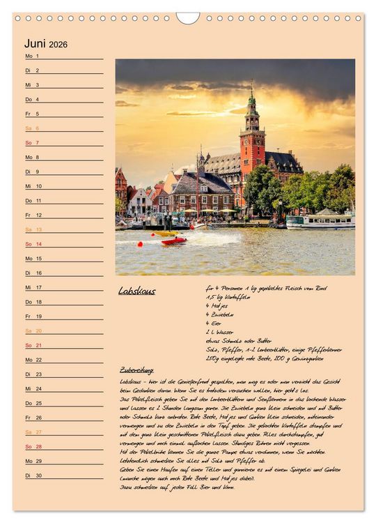 Produktbild: Ostfriesland - Appetit auf mehr (Wandkalender 2026 DIN A3 hoch), CALVENDO Monatskalender