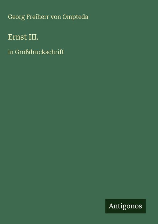 Produktbild: Ernst III.