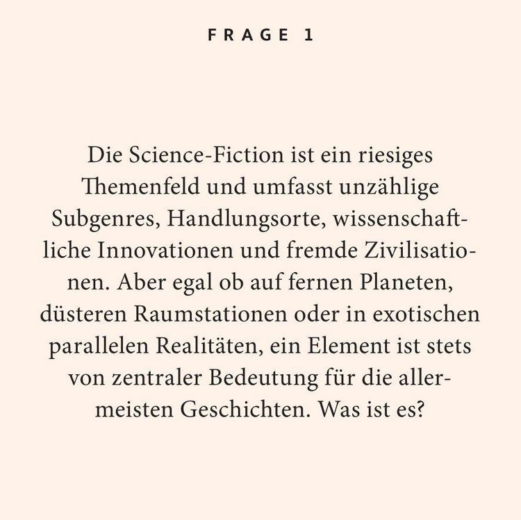 Produktbild: Science-Fiction-Quiz
