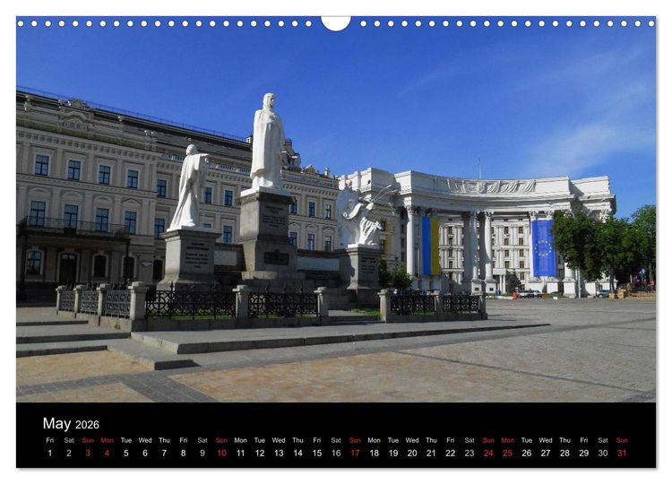 Produktbild: Monuments of Ukraine 2026 (Wall Calendar 2026 DIN A3 landscape), CALVENDO 12 Month Wall Calendar