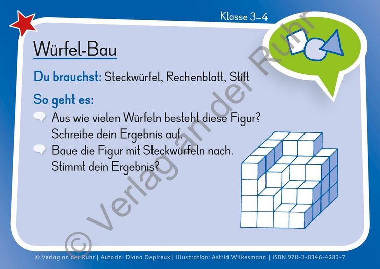 Produktbild: Eine Kartei f&uuml;r den Matheunterricht &ndash; Klasse 3/4