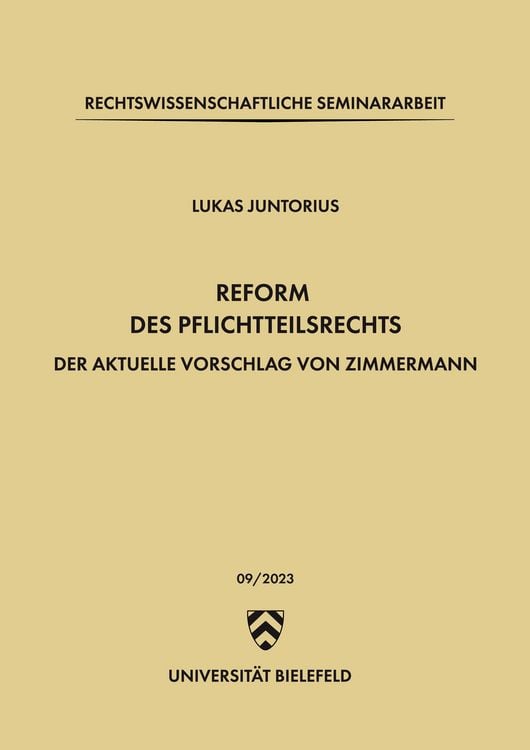 Produktbild: Reform des Pflichtteilsrechts
