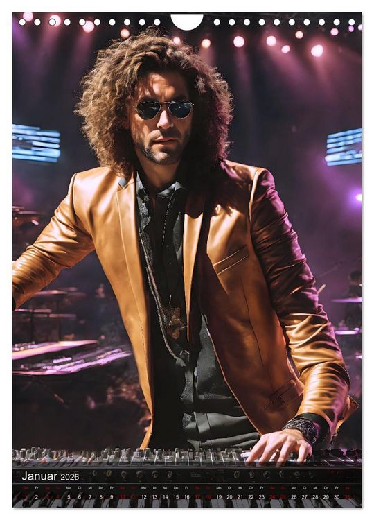 Produktbild: Rockstars - Live on Stage (Wandkalender 2026 DIN A4 hoch), CALVENDO Monatskalender