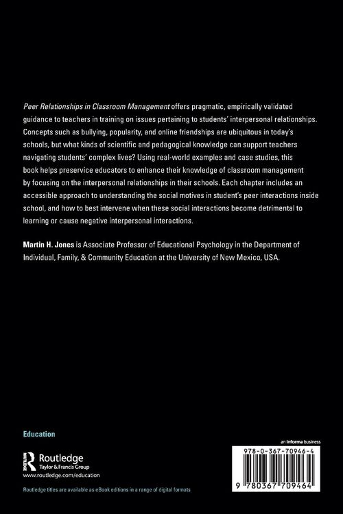 Produktbild: Peer Relationships in Classroom Management