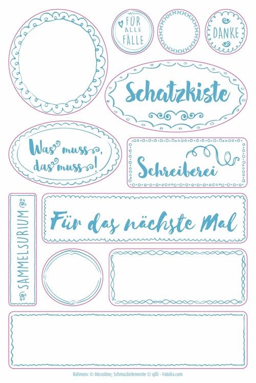 Produktbild: Meine 96 Sticker f&uuml;r mehr Ordnung im Chaos &ndash; Humorvolle Spr&uuml;che und Blanko-Aufkleber