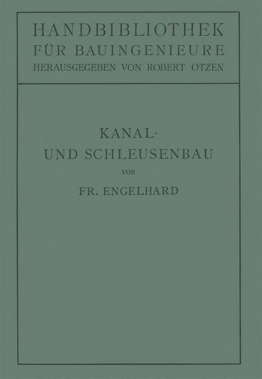 Produktbild: Kanal- und Schleusenbau