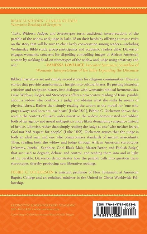 Produktbild: Luke, Widows, Judges, and Stereotypes