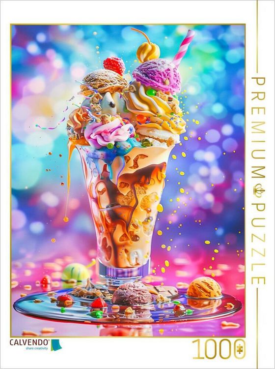 Produktbild: CALVENDO Puzzle Ein Motiv aus dem Kalender Leckeres Fast Food | 1000 Teile Lege-Gr&ouml;&szlig;e 64x48cm Foto-Puzzle f&uuml;r gl&uuml;ckliche Stunden