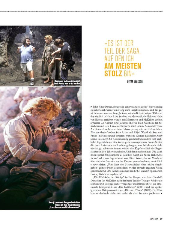 Produktbild: Cinema pr&auml;sentiert: Der Herr der Ringe - Die Chronik