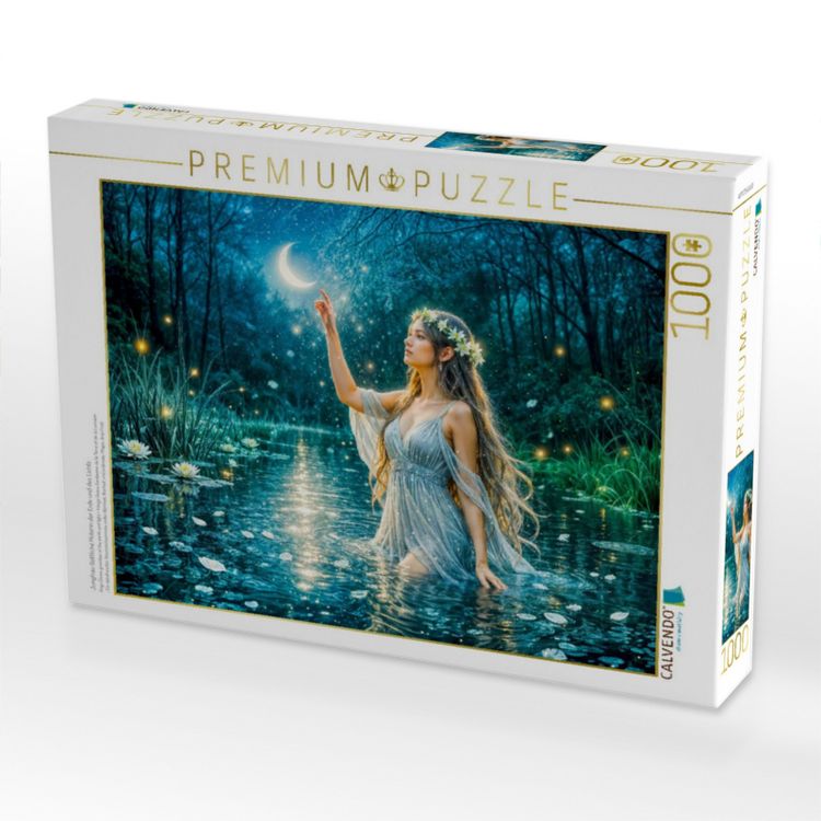 Produktbild: CALVENDO Puzzle Jungfrau G&ouml;ttliche H&uuml;terin der Erde und des Lichts | 1000 Teile Lege-Gr&ouml;&szlig;e 64x48cm Foto-Puzzle f&uuml;r gl&uuml;ckliche Stunden