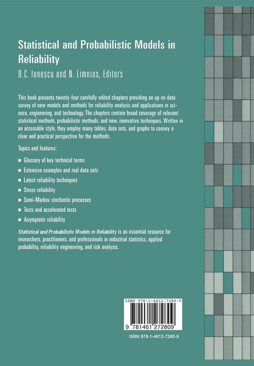 Produktbild: Statistical and Probabilistic Models in Reliability