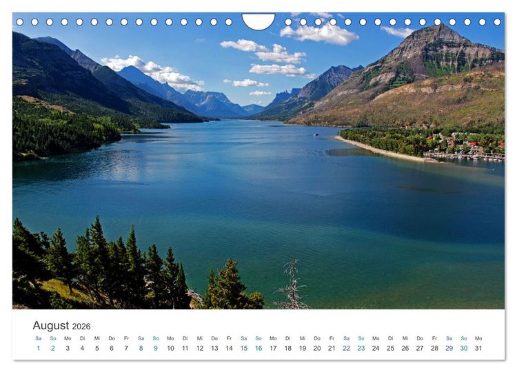 Produktbild: Reise durch Alberta und British Columbia (Wandkalender 2026 DIN A4 quer), CALVENDO Monatskalender