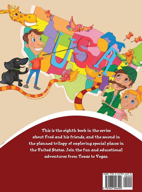 Produktbild: When Fred the Snake and Friends Explore USA Central