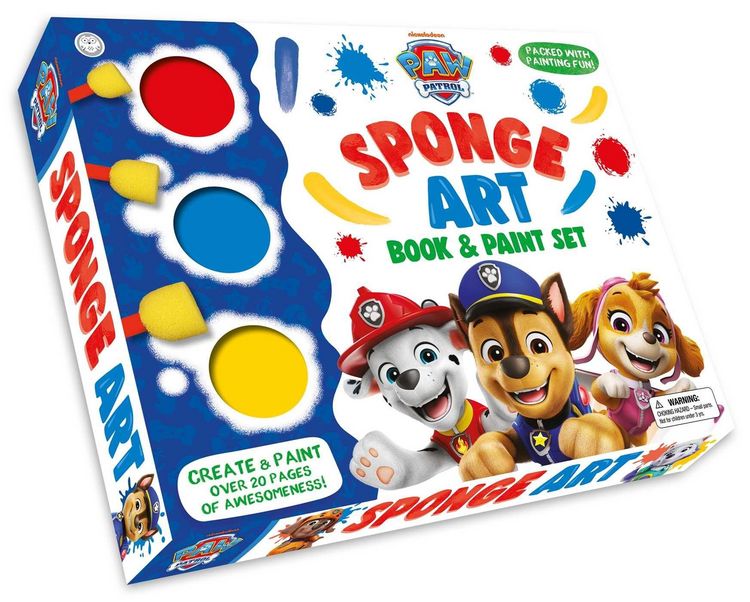 Produktbild: Paw Patrol: Sponge Art Book & Paint Set