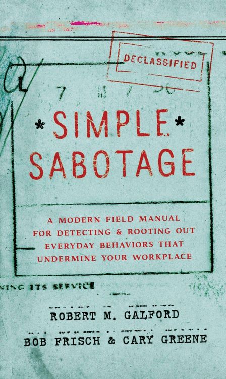Produktbild: Simple Sabotage