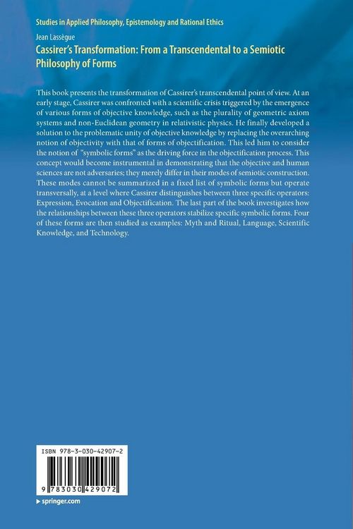 Produktbild: Cassirer&rsquo;s Transformation: From a Transcendental to a Semiotic Philosophy of Forms