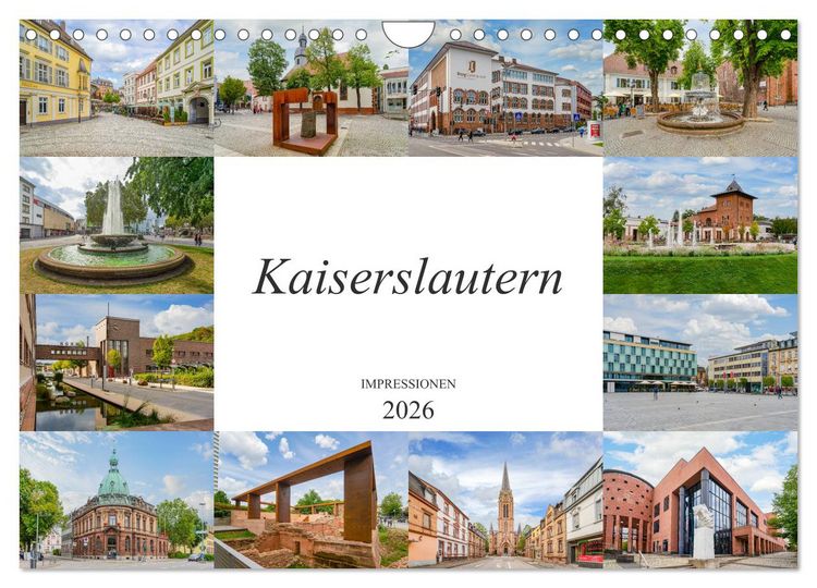 Produktbild: Kaiserslautern Impressionen (Wandkalender 2026 DIN A4 quer), CALVENDO Monatskalender