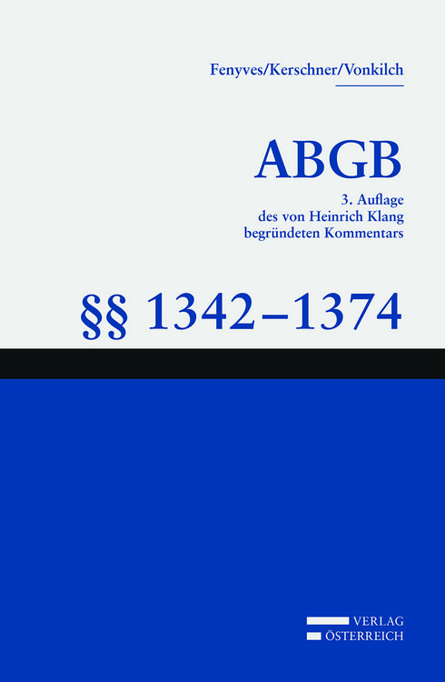 Produktbild: Gro&szlig;kommentar zum ABGB - Klang Kommentar