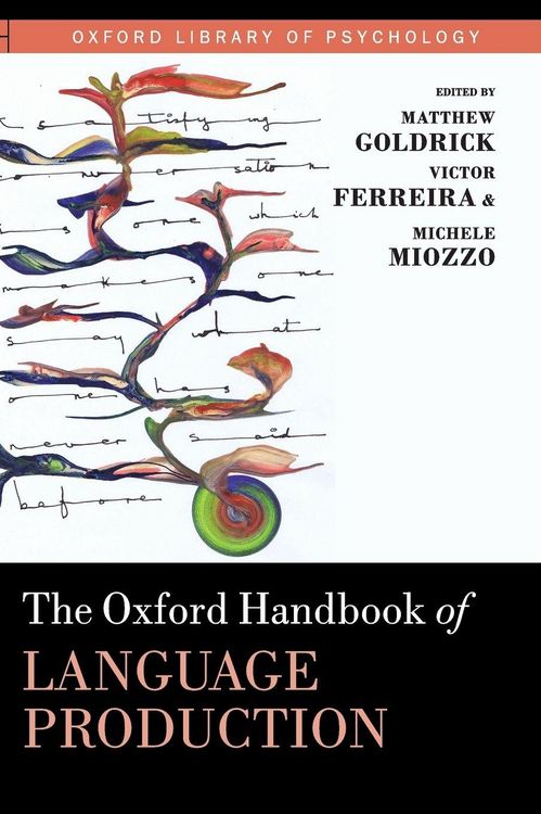 Produktbild: Oxford Handbook of Language Production