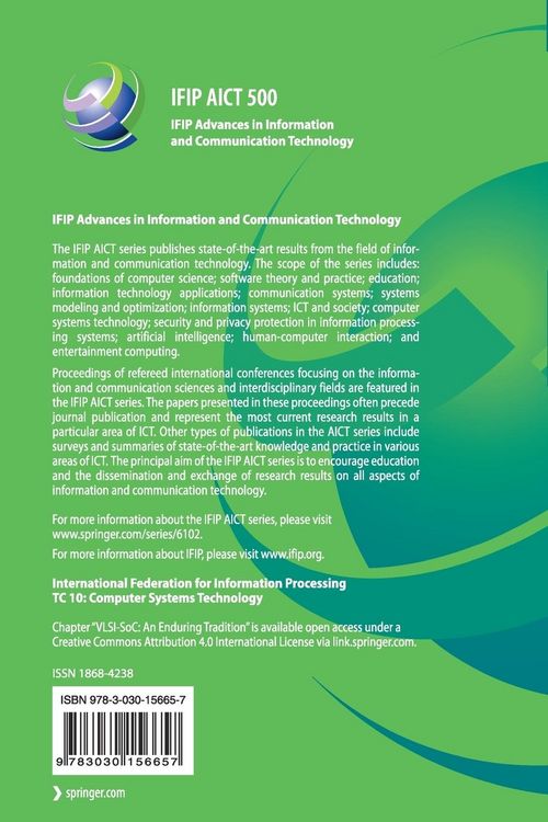 Produktbild: VLSI-SoC: Opportunities and Challenges Beyond the Internet of Things