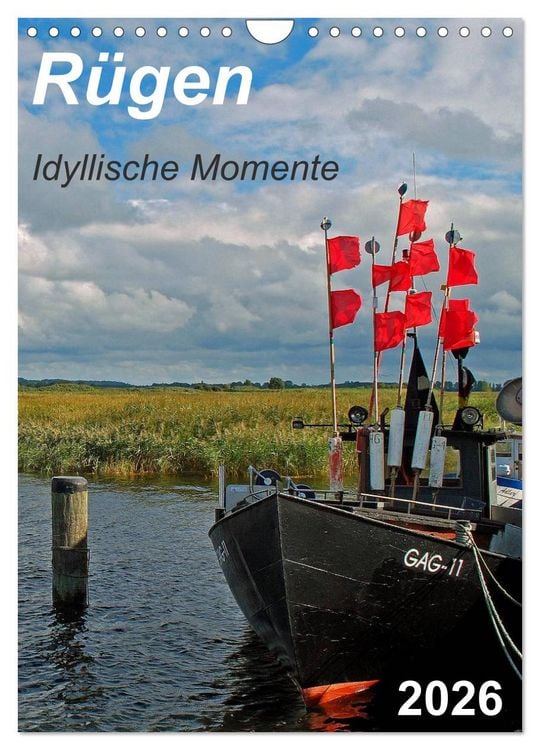 Produktbild: R&uuml;gen-Idyllische Momente (Wandkalender 2026 DIN A4 hoch), CALVENDO Monatskalender