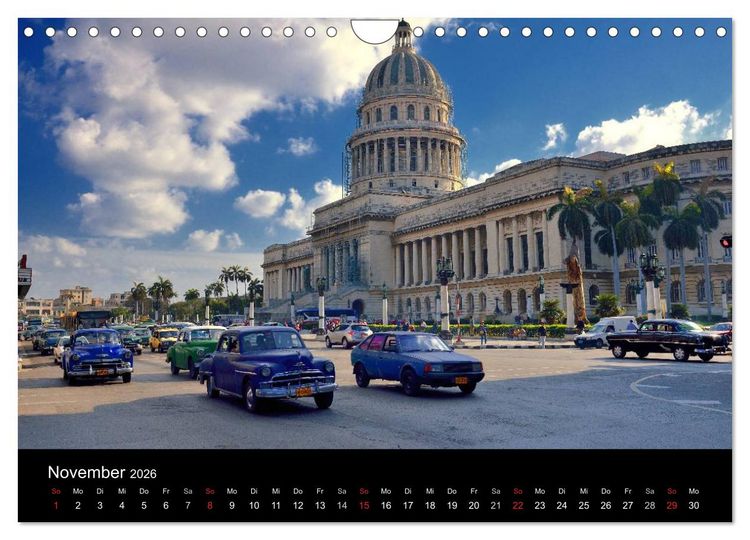 Produktbild: Cuba Cars (Wandkalender 2026 DIN A4 quer), CALVENDO Monatskalender
