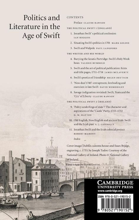 Produktbild: Politics and Literature in the Age of Swift