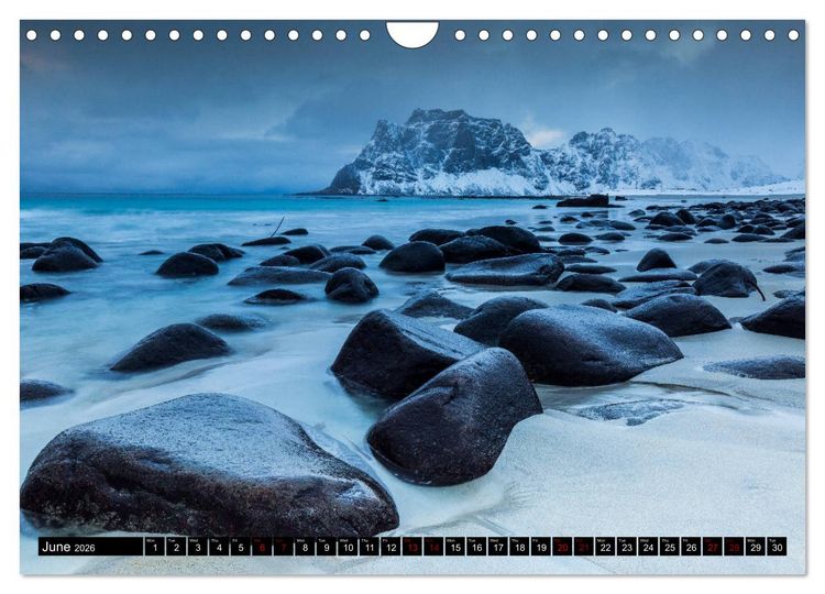 Produktbild: Lofoten. Nature Water Light (Wall Calendar 2026 DIN A4 landscape), CALVENDO 12 Month Wall Calendar