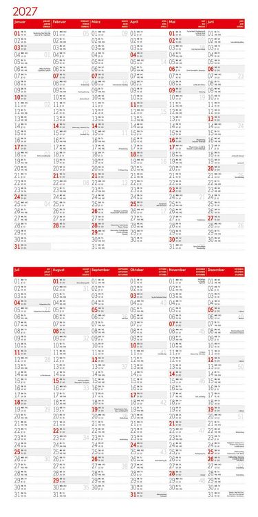 Produktbild: Feuerwehr Kalender 2027 - 30x30 - Art12