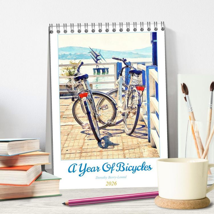 Produktbild: A Year Of Bicycles (Desk Calendar 2026 DIN A5 portrait), CALVENDO 12 Month DeskCalendar