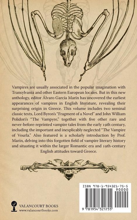 Produktbild: The Vampire of Vourla and Other Greek Vampire Tales, 1819-1846