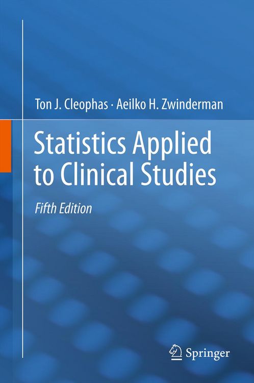 Produktbild: Statistics Applied to Clinical Studies