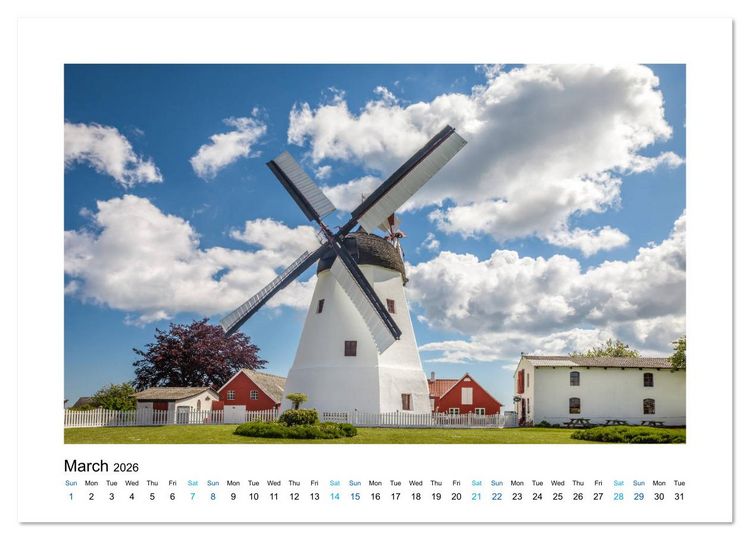 Produktbild: Longing for Bornholm (High Quality Premium Wall Calendar 2026 DIN A2 landscape),CALVENDO 12 Month Wall Calendar