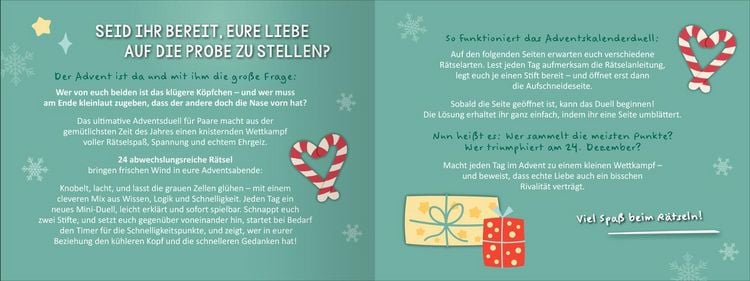 Produktbild: Das ultimative Adventsduell f&uuml;r Paare. 24 Spiele &ndash; 1 Gewinner