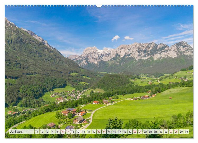 Produktbild: Wanderparadies Bayerische Alpen (Wandkalender 2026 DIN A2 quer), CALVENDO Monatskalender