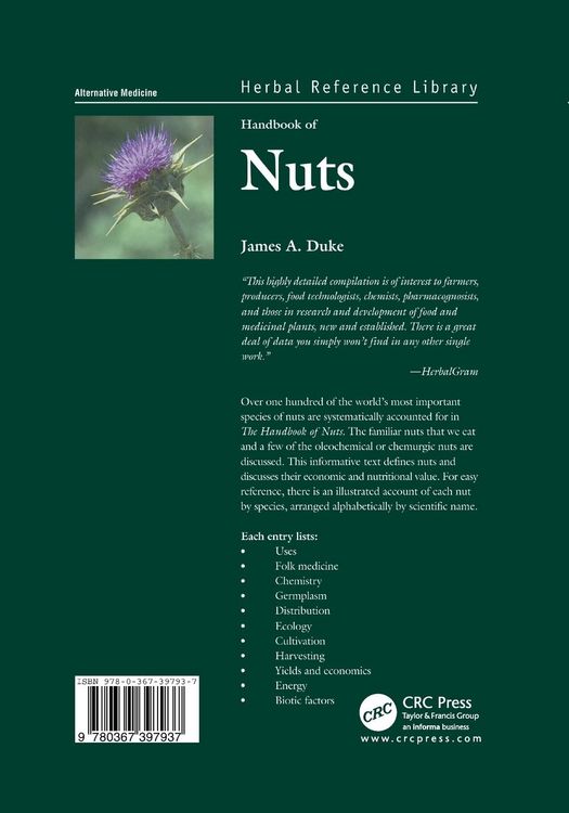 Produktbild: Handbook of Nuts
