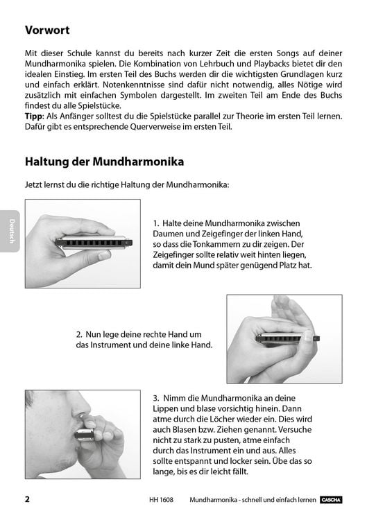 Produktbild: Blues Harmonica Set, (incl. 4 languages Method (DE/EN/FR/ES), case, cleaning cloth)