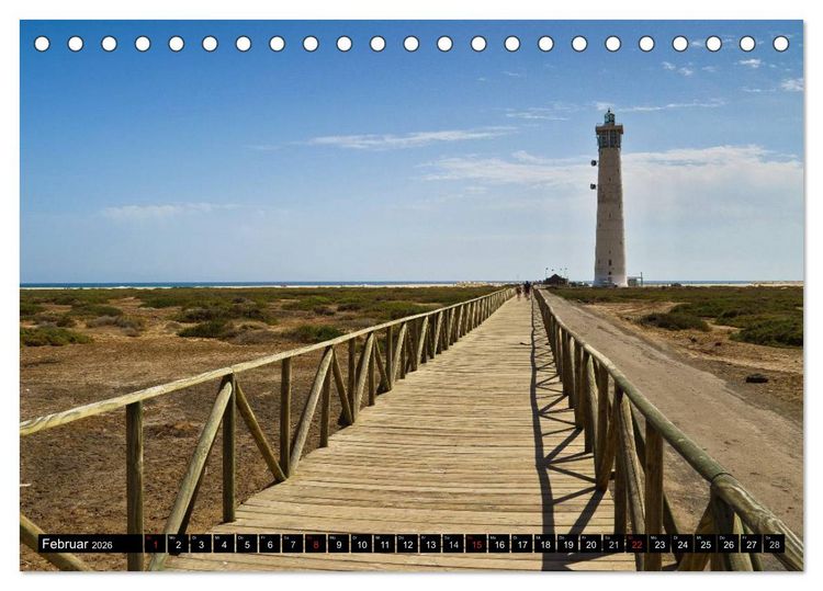 Produktbild: Fuerteventura, Insel der Stille (Tischkalender 2026 DIN A5 quer), CALVENDO Monatskalender