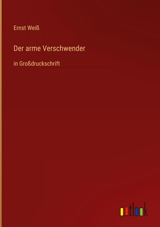 Produktbild: Der arme Verschwender
