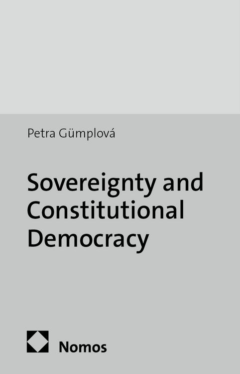 Produktbild: Sovereignty and Constitutional Democracy