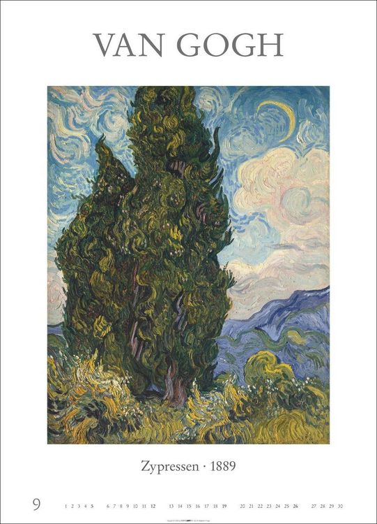 Produktbild: Poster Art Kalender 2027 - Monet Van Gogh Matisse Klee
