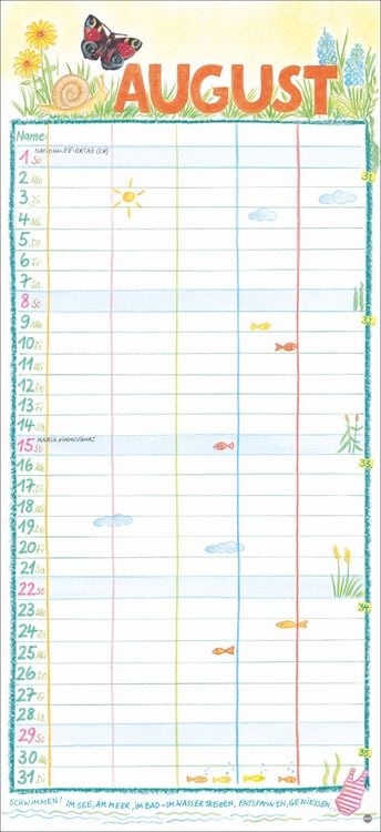 Produktbild: Gabi Kohwagner Unser Familienkalender 2027