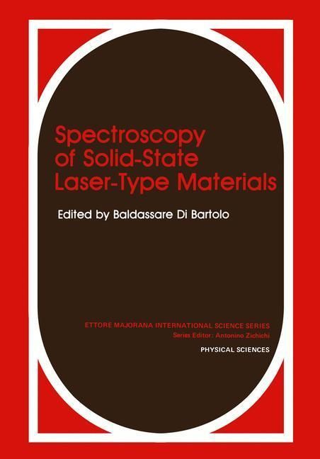 Produktbild: Spectroscopy of Solid-State Laser-Type Materials